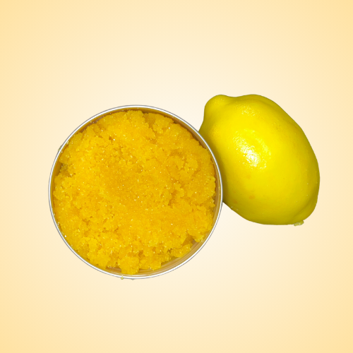 turmeric and Lemon Sugar Scrub